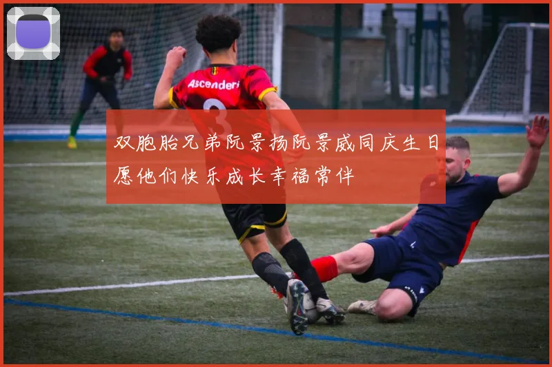 双胞胎兄弟阮景扬阮景威同庆生日愿他们快乐成长幸福常伴
